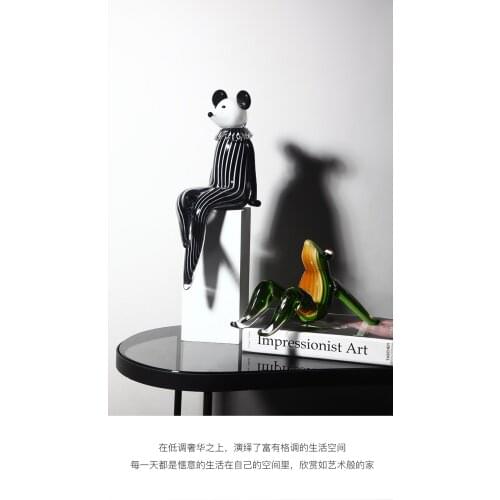 Nordic Creative Animal Ornaments Light Luxury Crystal Living Room Wine Cabinet Office Personalized Home Decoration