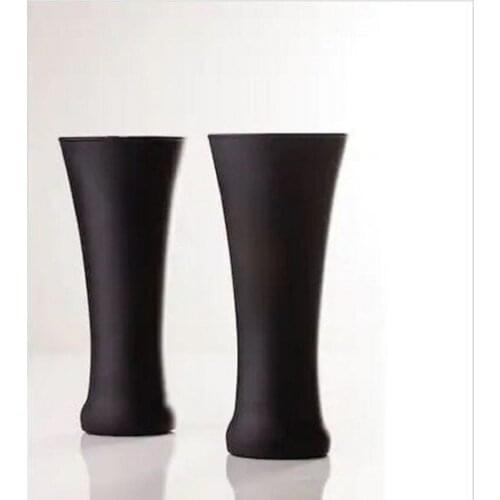 Modern vase Glass 2li Black vase jarrón ваза vaso مزهرية