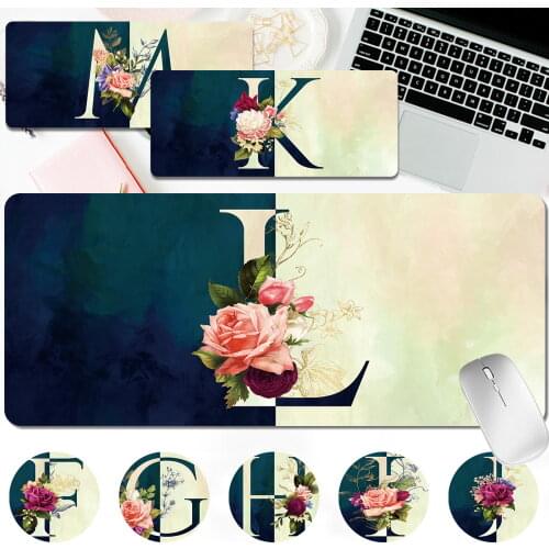 Waterproof Computer Mousepad PU Leather Gaming Mouse Pad Half Letter Series Portable Large Computer Keyboard Mat Mousepad