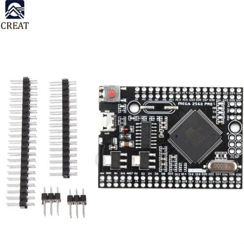 MEGA2560 PRO EMBED Micro USB Adapter Development Board CH340G ATMEGA2560-16AU for Arduino ATmega2560 Expansion Module with Pin