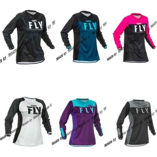 Off-Road Mountain Bike Cycling Jersey WOMEN Downhill Cycling Jersey Mountain MTB Shirt Off-Road Cycling Jersey Ladies Sweatshirt