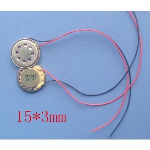 15*3MM ultrathin speaker horn for toy sphygmomanometer etc
