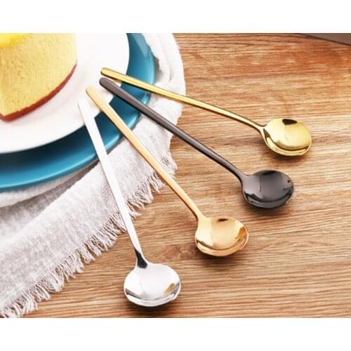 200pcs/lot 15cm and 13cm Longth 304 Stainless Steel Dinner Spoon Kitchen spoons Restaurant Serving Spoon Long Handle Soup Scoop