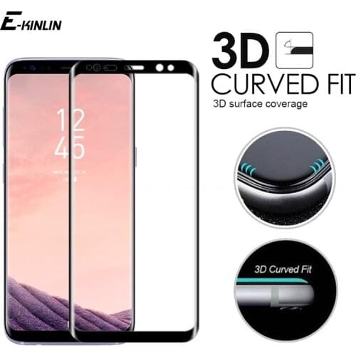 3D Curved Full Cover Tempered Glass For Samsung Galaxy S9 S8 S7 S6 edge Plus Note 9 8 Screen Protector Protective Glass Film