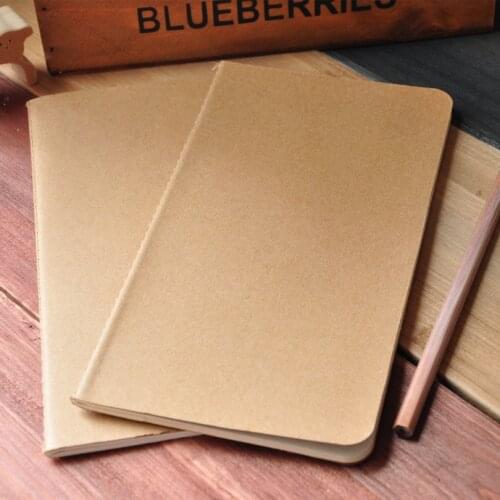 5 pcs/lot Korea creative retro wholesale kraft paper notebook blank notebook pages customized system Dowling free shipping 1463