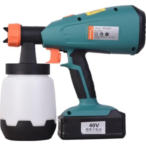 Electric spraying gun lithium electric spraying gun cordless outdoor spraying machine paint spraying gun