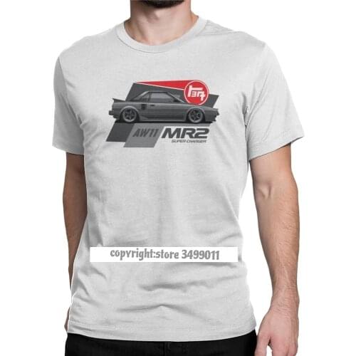 AW11 JDM Tshirts Japanese Car Sportcar Automotive Engine Tops T Shirt Man New Clothes Awesome O Neck Premium Cotton Tees