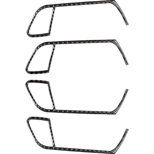 Car Interior Door Handle Frame Decor Trim Fit For Audi A4 A5 B8 2009-2016