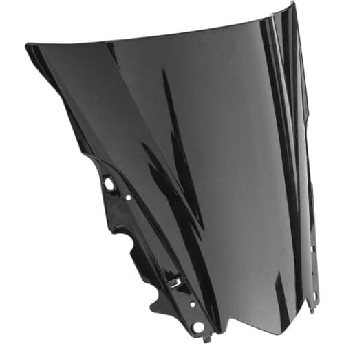 Black Motorcycle PMMA Windscreen Windshield For Yamaha 2014-2015 YZF R25 R3