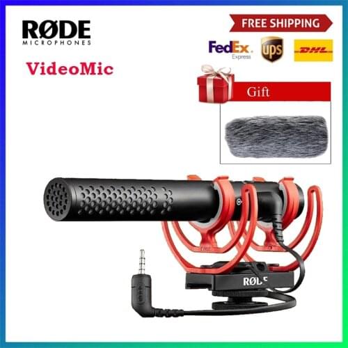 Rode Video Mic VideoMic NTG Interview Record Microphone 3.5mm for Canon Nikon Sony DSLR Smartphones iPhone IOS Android