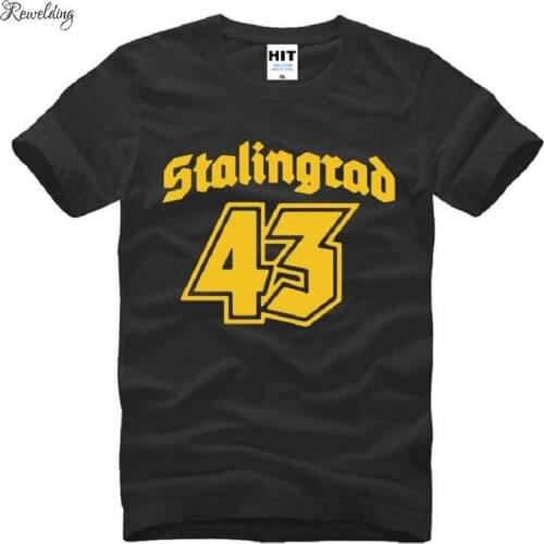 New Designer Stalingrad 1943 T Shirts Men Cotton Short Sleeve World War II Memorial Mens T-Shirt Fashion Commemorate Tops Tees