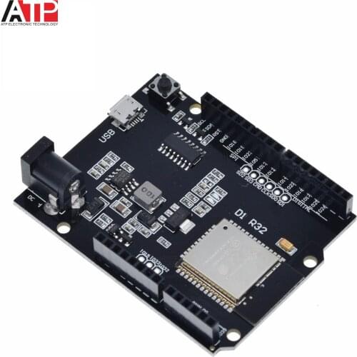 GREAT IT For Wemos D1 ESP32 ESP-32 WiFi Bluetooth 4MB Flash UNO D1 R32 Board Module CH340 CH340G Development Board For Arduino