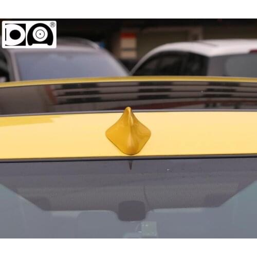Front shark fin antenna special car radio aerials auto antenna signal PET-S cable Piano paint ABS plastic for Peugeot 307