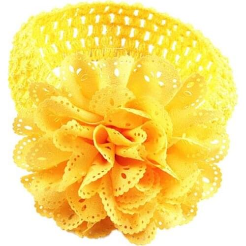 Hair Band 2019 Fashion Elastic Baby Kids Girls Lace Flower Hairband Headband Dress Up Head band Baby Gift #40