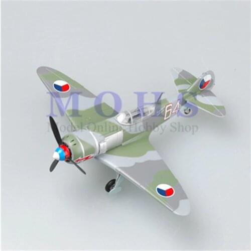EASY MODEL 36330 1/72 Assembled Model LA7 La-7 Scale Finished Model Scale Airplane Scale WW II Aircraft Warbird La - 7