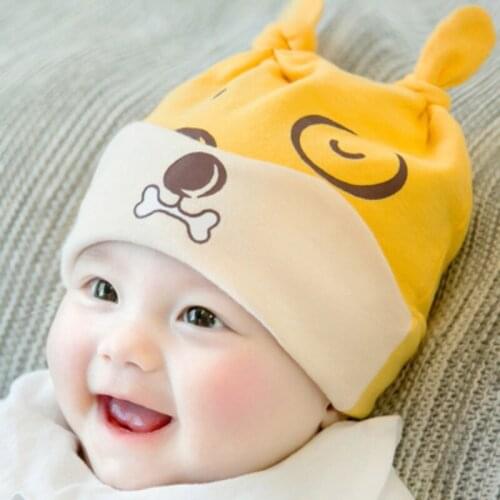 Newborn Hat Spring Autumn Thin Section 0-48 Months Baby Hat Cotton Baby Newborn Cute Super Cute Breathable Multicolor Winter Hat