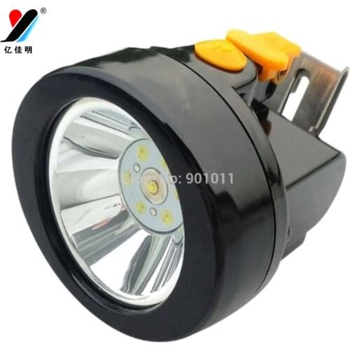 Led miner cap lamp mining safety helmet head miner light Cordless miners headlamp rechargeable battery 18650 10pcs/lot KL2.5LM