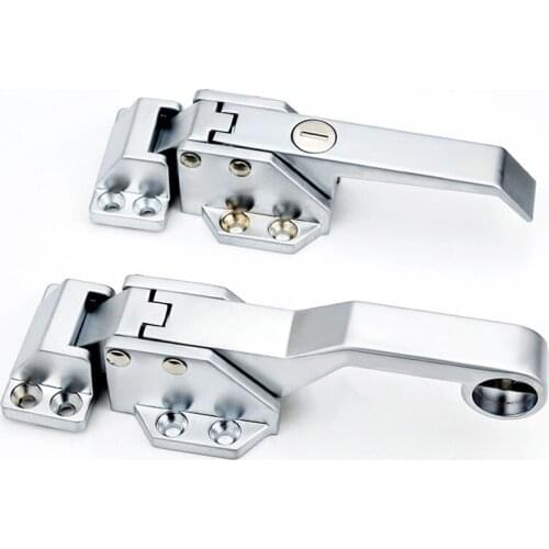 Linkage Freezer handle oven door hinge Cold storage door knob lock latch hardware seafood steamer cabinet pull Industrial plant