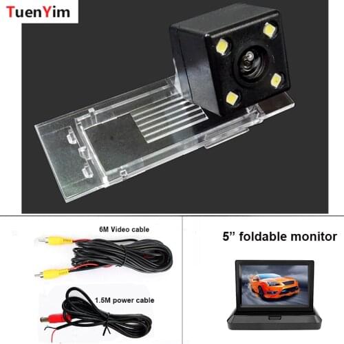 Waterproof 4LED Rear View Camera For Renault Kadjar 2015 2016 2017 2018 2019 Car Vehicle Parking Accessories