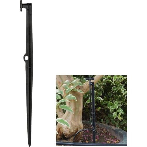 25PCS 46cm Tall Fixed Stake for Garden Drip Irrigation Spinklers 8/11 4/7mm Hose Spike Spray Tubing Bracket Stand
