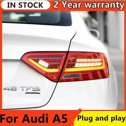 For Audi A5 tail lights 2020-2021 A5 LED taillight animation DRL dynamic signal brake brake flow steering lamp