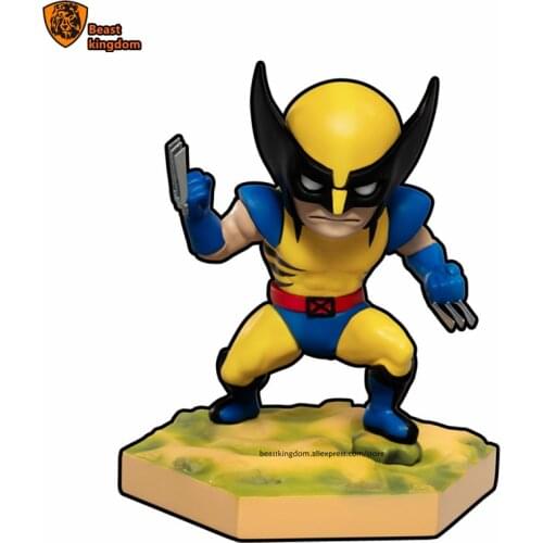 Beast kingdom Marvel X-men Wolverine mini egg Attack Series garage Garage Kits Model Kits Collecting gift Toy Figures