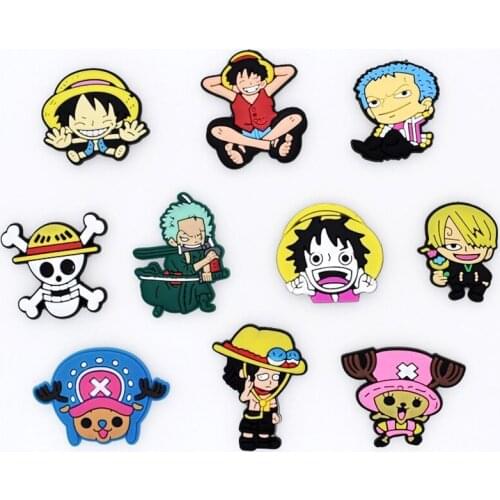1 Piece Of Cute Japanese Cartoon Shoe Charms Of Cartoon Summer Fashion PVC Shoe Decoration