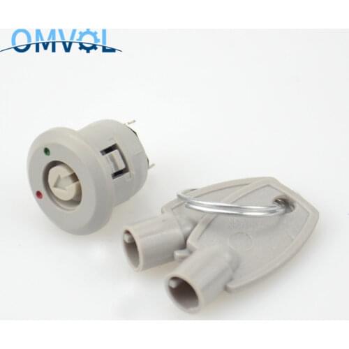 10PCS 12mm key switch 1.0.5A 250V /1A 125VAC