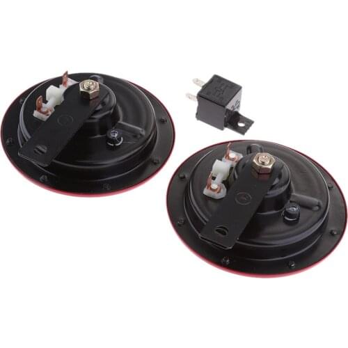 12V Air Horn Trumpet Dual Tone With Relay Loud Universal For Cars Boat