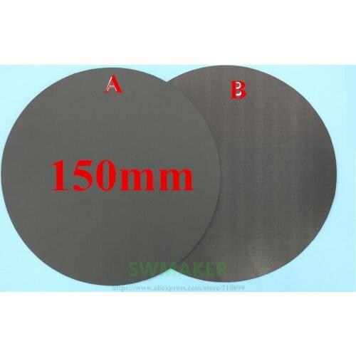 150mm Round Magnetic adhesive Print Bed Tape Print Sticker Build Plate Tape FlexPlate for DIY Kossel/Delta 3D Printer parts