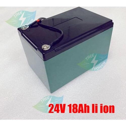 24v 18ah lithium ion batterie li ion BMS USB port for 500w 600w wheelchair e bike Solar Inverter miners xenon + charger