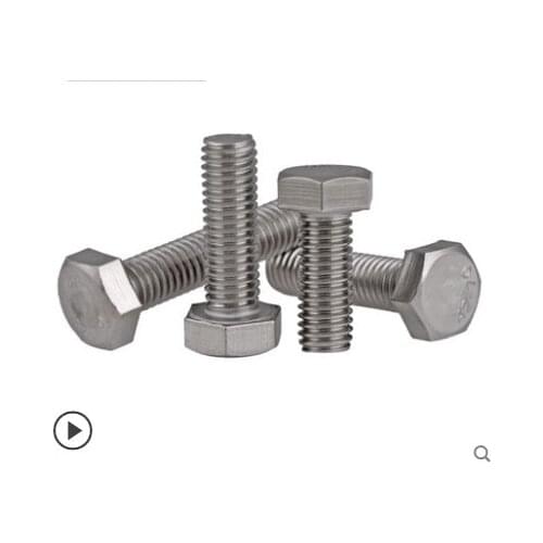 50pcs Metric Thread M5x45mm 304 Stainless Steel Outside Hex Screw Bolt Hexagon