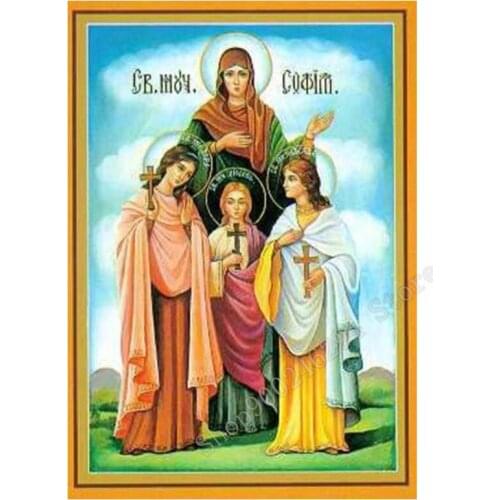 5D Diy Diamond Painting Religion Saint Maria and Women 5D Diamond Mosaic Needlework Crafts Embroidery Cross Stitch FF2981