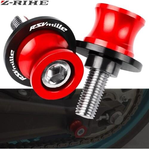 6MM 8MM CNC Aluminum Accessories Motorcycle Swingarm Spools Slider For Aprilia RSV MILLE 1999-2008 2002 2003 2004 2005 2006 2007