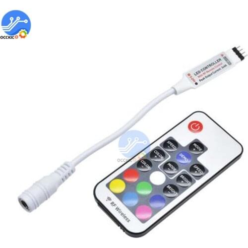 17 key RF Wireless Remote Controller RGB Led DC 12V RF Wireless Controller for RGB Led Strip Tape Lighting
