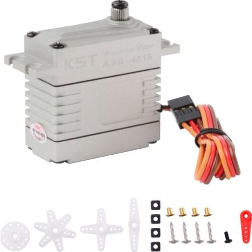 KST A20-4515 0.13sec 50kg HV Phosphor Bronze Hardened Steel Gear Brushless Servo For RC Model