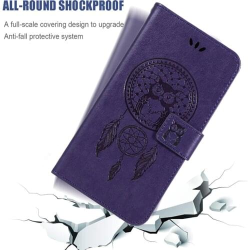 Case For Google Pixel 4A 5G 4 3 3A 2 XL Flip Book Wallet Luxury Retro Style Shockproof Owl 3D PU Emboss Leather Back Cover Case