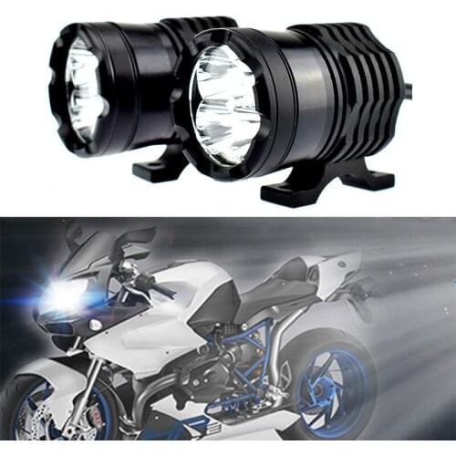 Motorcycle headlights 12v 40w LED moto Spot Work Head lamp 6000k white Spotlight motorbike headlamp car accessories spotlights