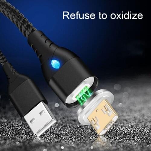 3A Quick Magnetic Type C Android Charger Data Sync Charging Cord Phone Cable Fast Charging H-best