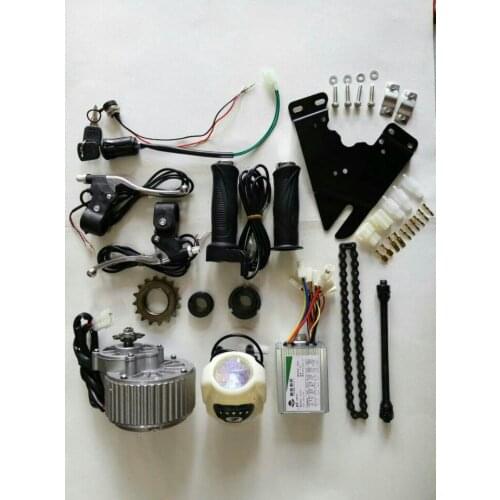 Free shipping MY1018 36V 450W DC brush motor DIY 22" - 28" electric bicycle conversion kit , electric bike conversion kit