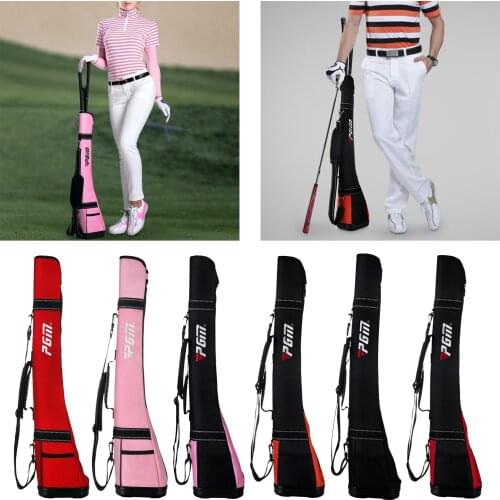 Golf Club Bag Pack Holder Putter Carrier Carrying Pack Golfer Pencil Gun Bag Shoulder Strap Club Case Driving Ranges Men Women