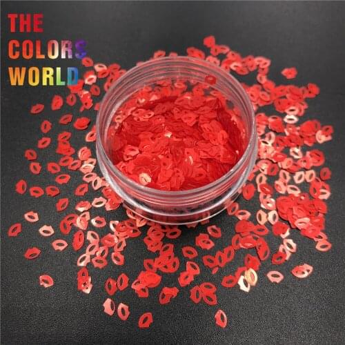 Love Lip Kiss Puss 4MM маникюр uñas Nails Glitter Nail Art Decoration Makeup Body Art Painting Nail Gel DIY Nails Accesorios