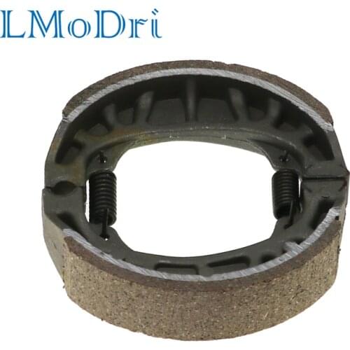 LMoDri Motorcycle Brake Shoe CG125 Spring Electric Bicycle Brake Pad Shoes Brakes 110 Hub 105x24mm