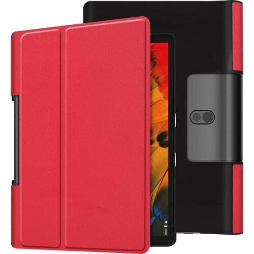 Ultra Thin Tablet Coque For Lenovo Yoga Tab YT-X705F 10.1 inch Case PU Leather Smart Cover for Lenovo Yoga Tab5 YT-X705 10.1"