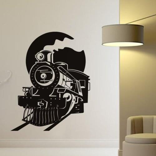 YOYOYU Wall Decal FashionTain Pattern Vinyl Wall Sticker Home Decoration Art Wall Mural Removable Wallpaper Kids Rooms DIY W-965