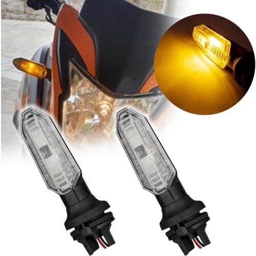 2 Pcs 12V 5730 SMD Motorcycle LED Turn Signal Lights Lamps Side Indicator For HONDA 150 2000 CB250 Twister