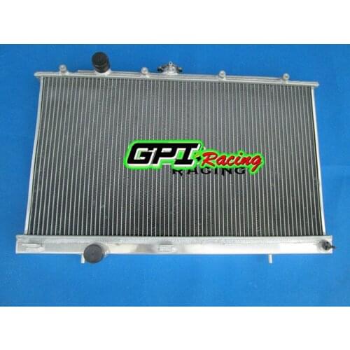 3 ROW 56MM FOR Mitsubishi LANCER EVO 4 5 6 1997 1998 1999 2000 MT Aluminum Radiator