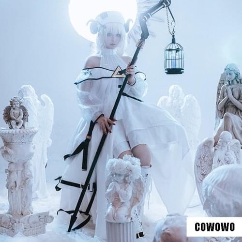 Anime! Arknights Nightingale RHODES ISLAND 1.0 Version Gorgeous Dress Lovely Uniform Cosplay Costume Halloween Party