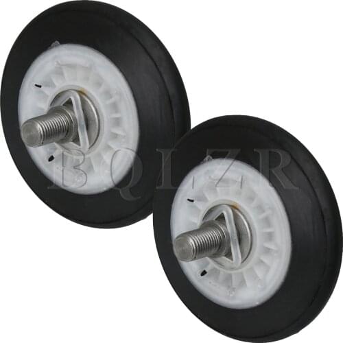 BQLZR 2 x Rubber Dryer Drum Roller AP5688895 Replacement for LG Replace Part