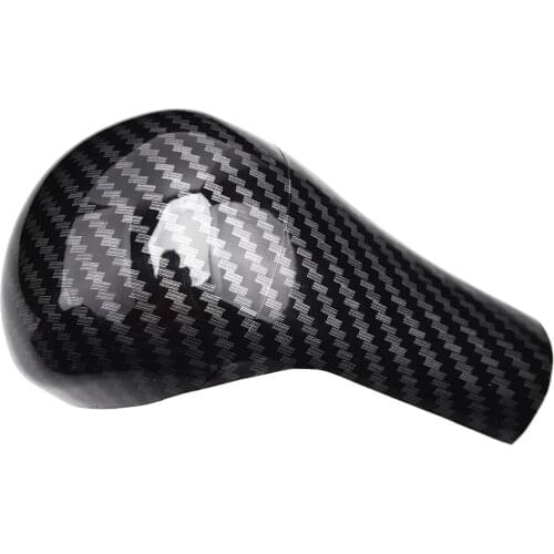 Black Carbon Fiber Texture ABS Inner Gear Shift Knob Cover Trim fit for Honda Accord 2008 2009 2010 2011 2012